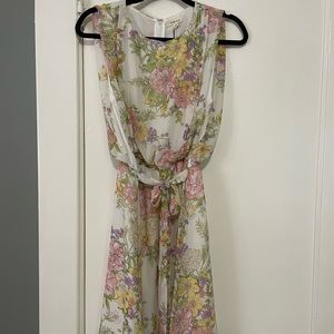 Floral chiffon dress - NWT